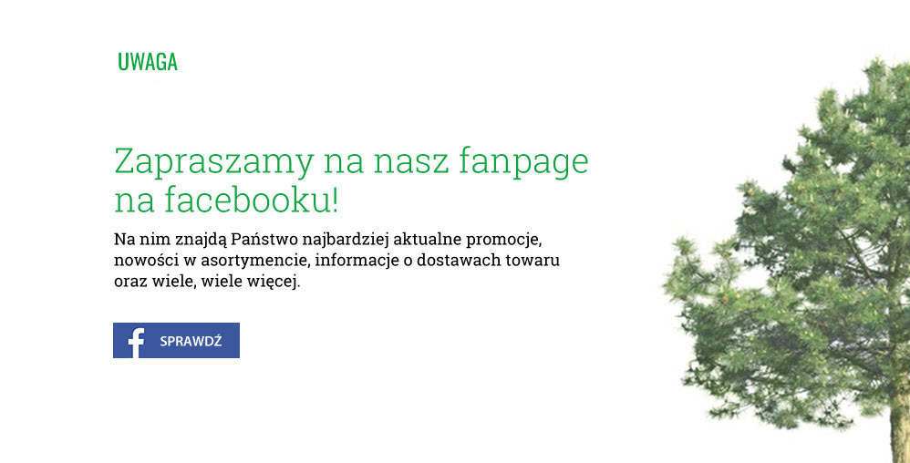 Zapraszamy na nasz fanpage na facebooku